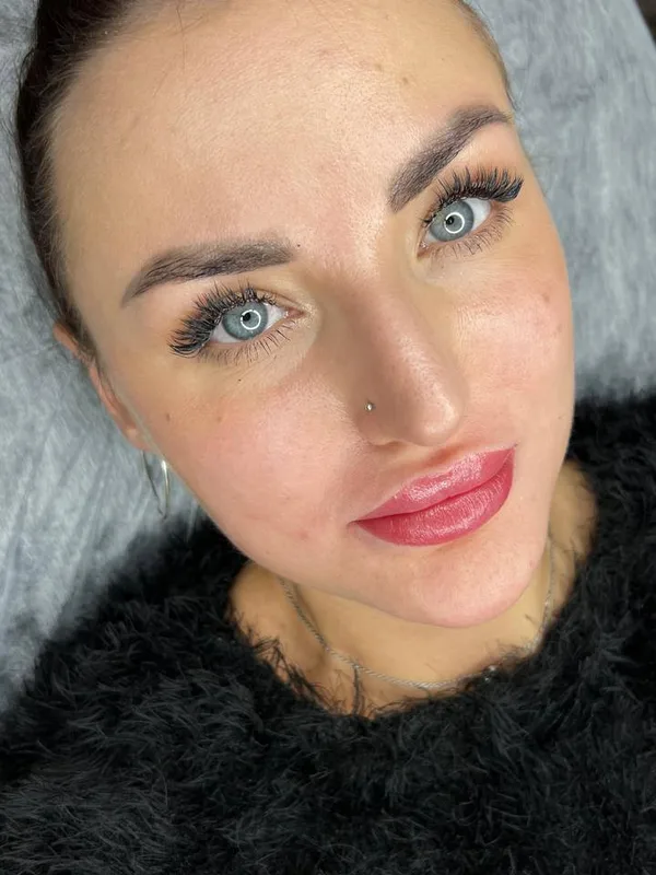 female color татуировка на face #91552 | Тату мастер Lucifer Yucia