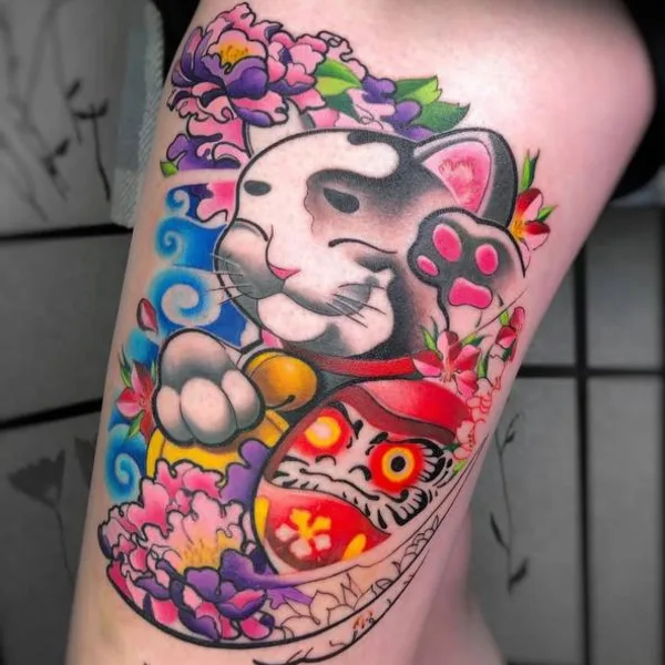 Graphic tattoo by Олеся Фрайдлин in Moscow