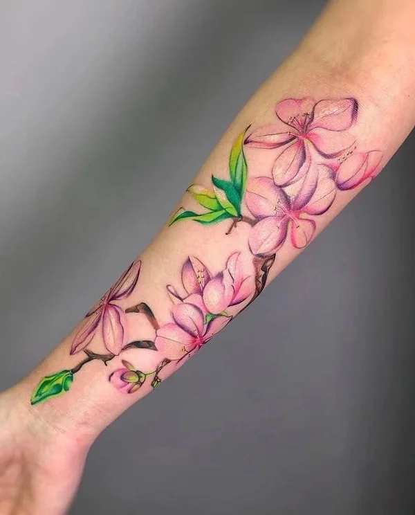 female color womens Tatuaggio su arm #91558 | Tatuatore Олеся Фрайдлин