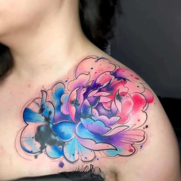 Graphic tattoo by Олеся Фрайдлин in Moscow