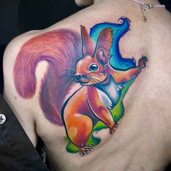 Graphic tattoo by Олеся Фрайдлин in Moscow