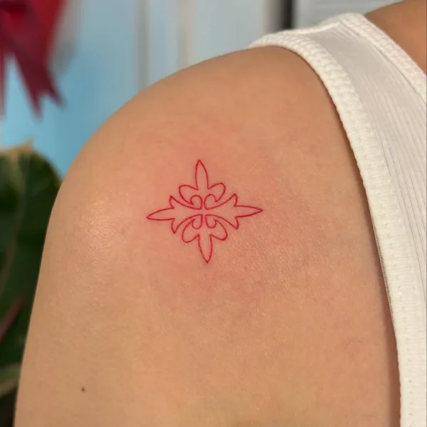 Feminine tattoo by Эльвира Володарская in Новосибирск
