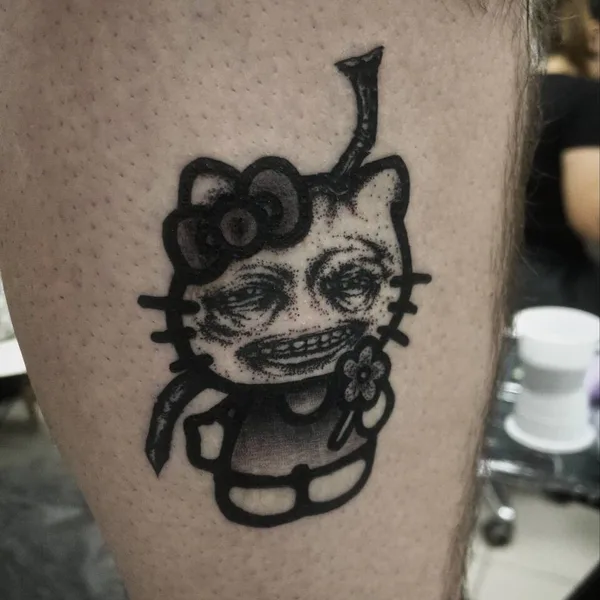 Horror tattoo by Slava Deviline in Ярославль