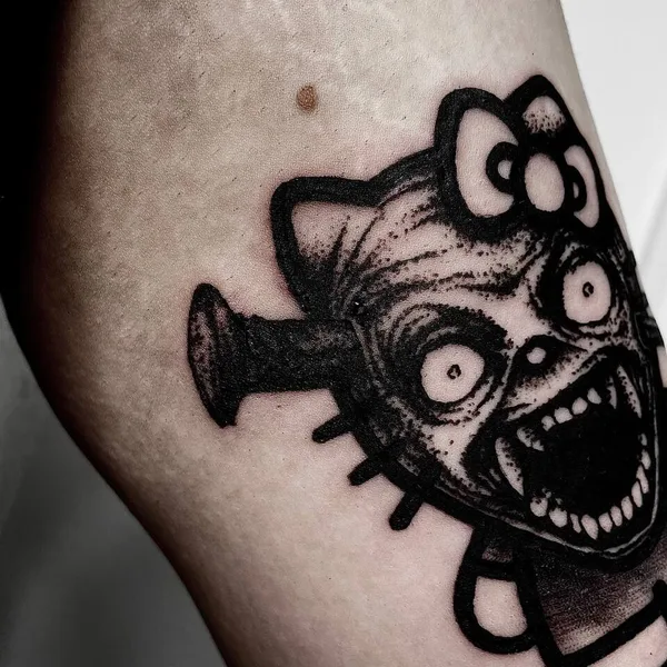 Horror tattoo by Slava Deviline in Ярославль