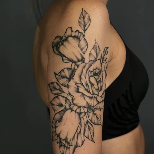 Author's Style tattoo by Vita Sokolova in Moscow