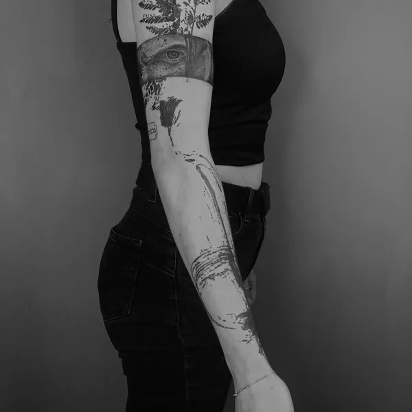 Author's Style tattoo by Vita Sokolova in Moscow