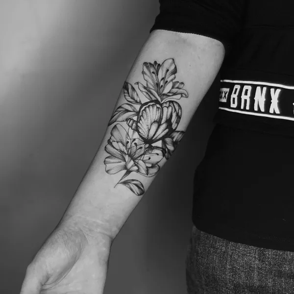 Author's Style tattoo by Vita Sokolova in Moscow