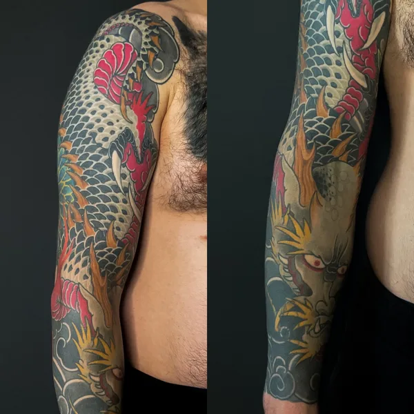 Oriental tattoo by Михаил Климов in Moscow