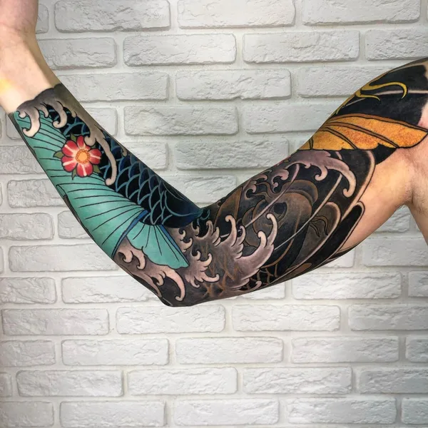 Oriental tattoo by Михаил Климов in Moscow