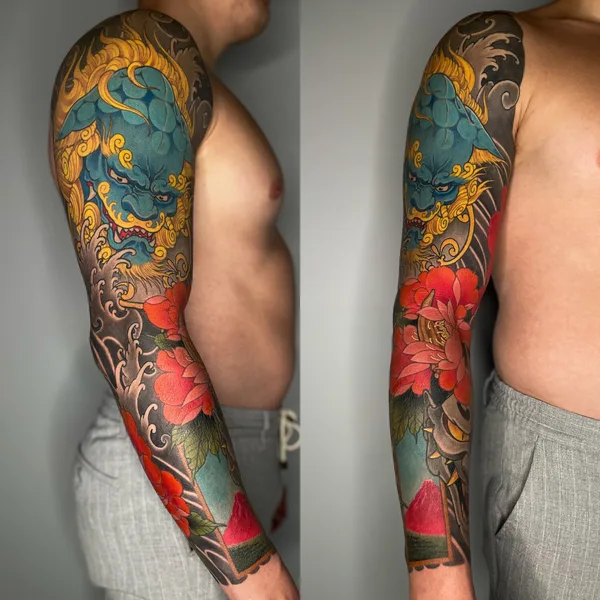 Oriental tattoo by Михаил Климов in Moscow