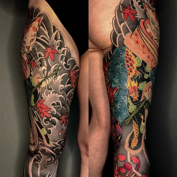 Oriental tattoo by Михаил Климов in Moscow