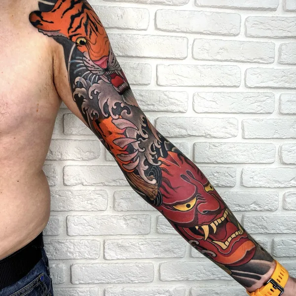 Oriental tattoo by Михаил Климов in Moscow