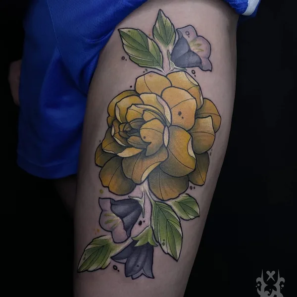 Neo Traditional tattoo by Женя Yudzhin in Зеленоградский