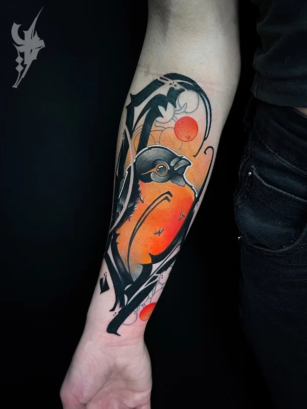 color neo-traditional 纹身 在 forearm #91902 | 纹身师 Женя Yudzhin