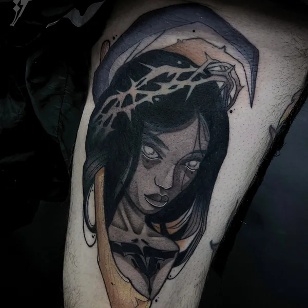 Neo Traditional tattoo by Женя Yudzhin in Зеленоградский