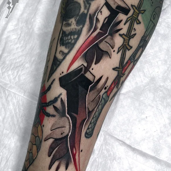 Neo Traditional tattoo by Женя Yudzhin in Зеленоградский