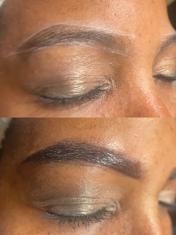 female black and grey whipshading Tatuagem em face #97705 | Tatuador Florence 