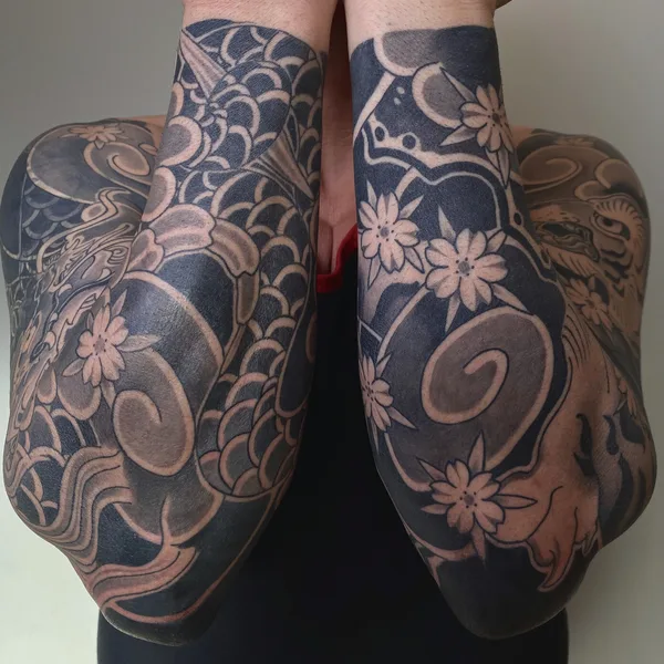 Oriental tattoo by Иван Шляпников in Ижевск