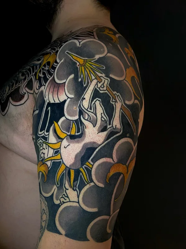 male color japanese tatuaje en shoulder #92165 | Tatuador Иван Шляпников