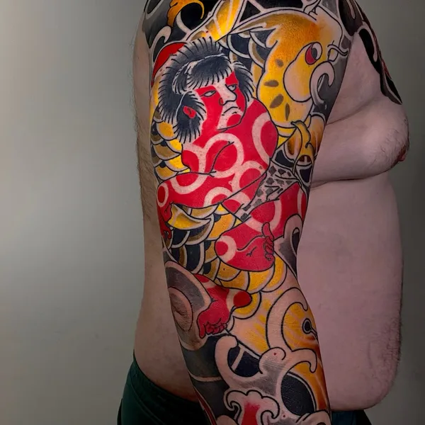 Oriental tattoo by Иван Шляпников in Ижевск