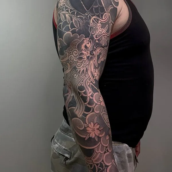 Oriental tattoo by Иван Шляпников in Ижевск