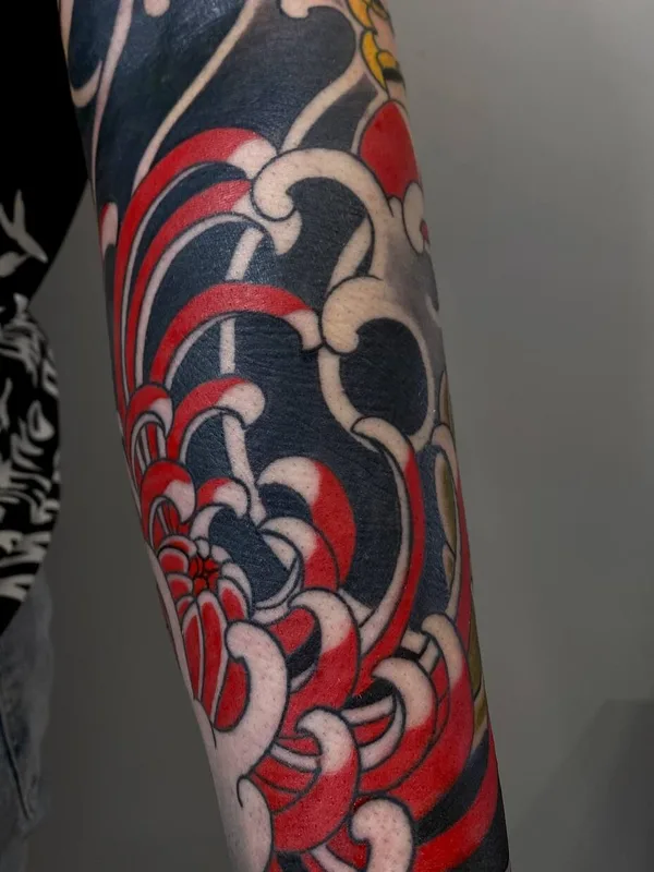 male color japanese tatuaje en sleeve #92168 | Tatuador Иван Шляпников