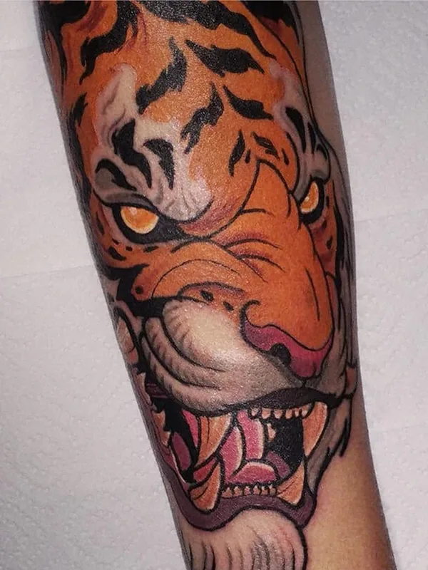 color neo-traditional татуировка на forearm #92180 | Тату мастер Александр Лука