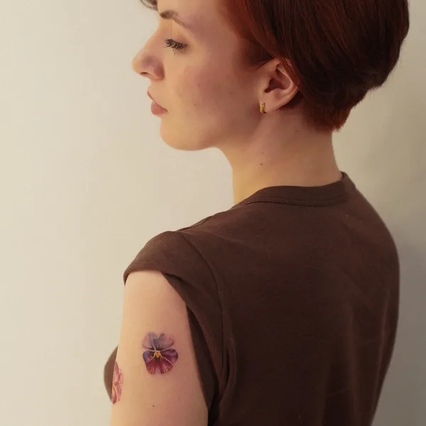 Ботаника tattoo by Полина RedHead in Санкт-Петербург