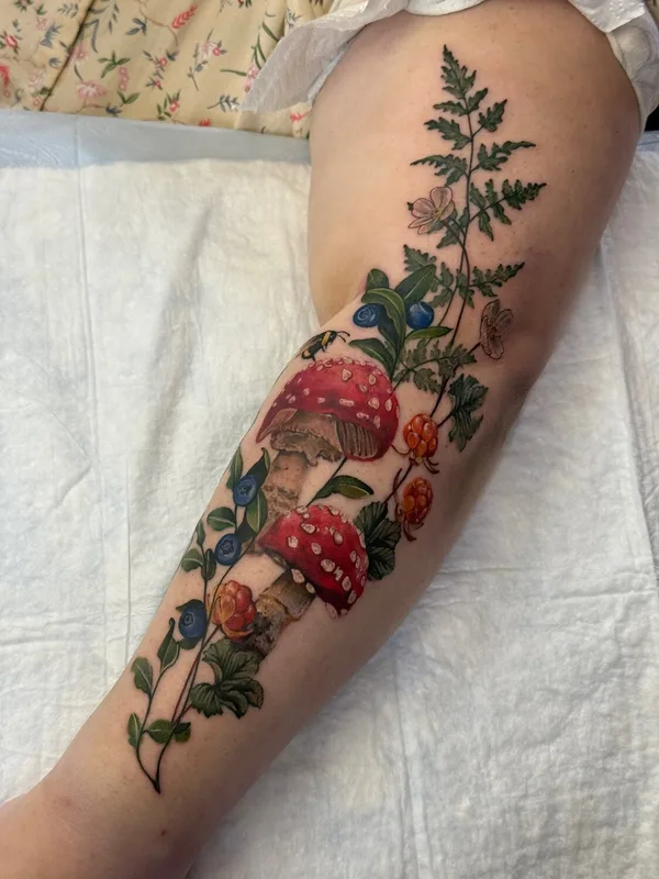 female color realism татуировка на arm #99772 | Тату мастер Полина RedHead