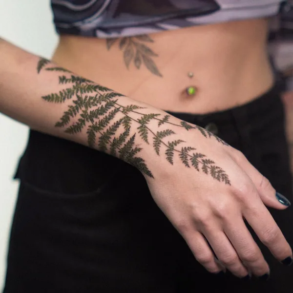 Ботаника tattoo by Полина RedHead in Санкт-Петербург
