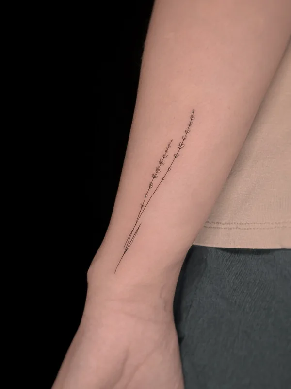 black fineline 타투 부위 forearm #92265 | 타투이스트 Евгений Коваль