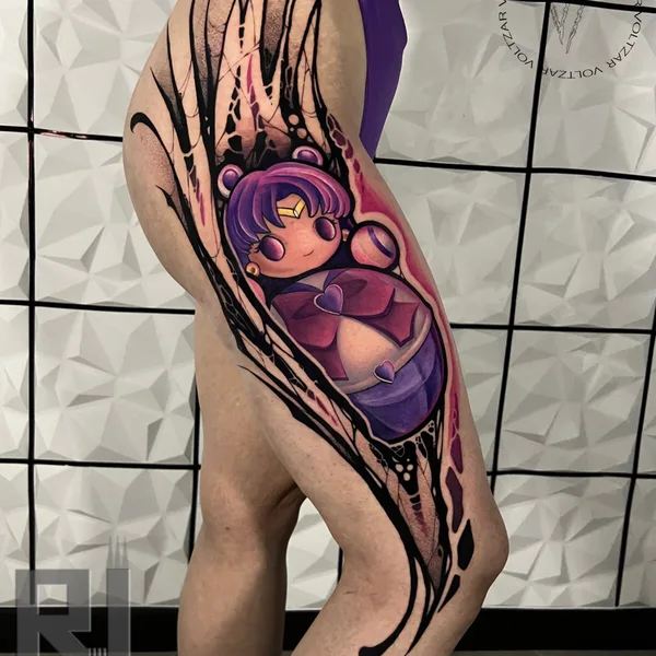 Neo Traditional tattoo by Никита Романов in Moscow