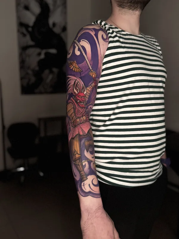 male color neojapanese 타투 부위 sleeve #95885 | 타투이스트 Никита Романов