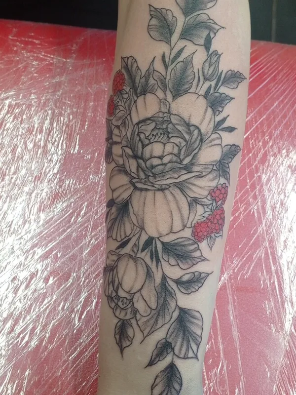 color botanic татуировка на forearm #92305 | Тату мастер Сергей Медведчиков