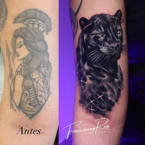 Anime tattoo by Francianny Reis in Goiânia