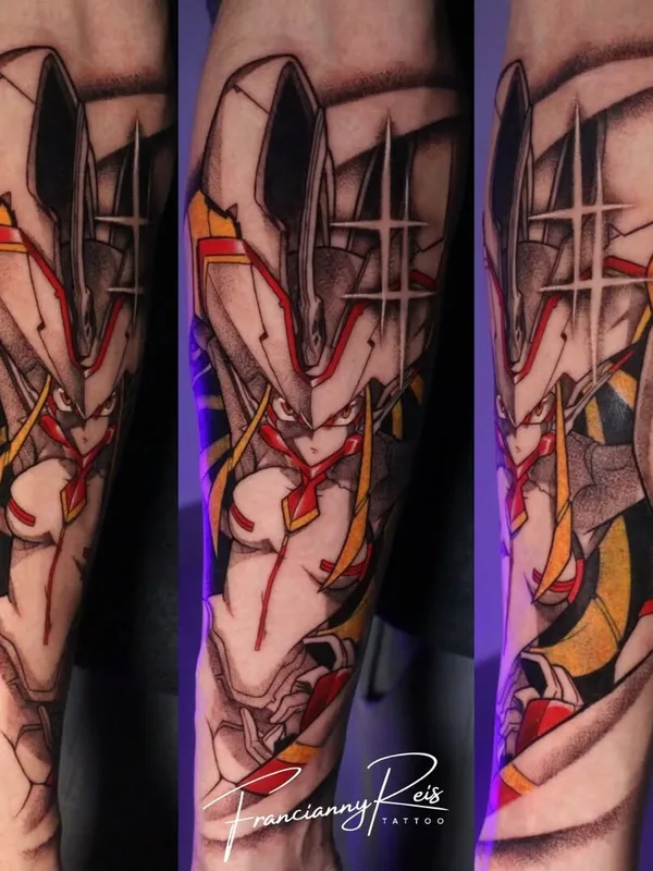 color anime 纹身 在 forearm #92629 | 纹身师 Francianny Reis