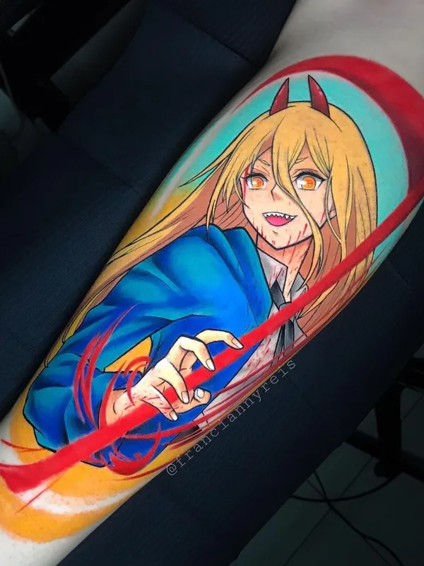 color anime 纹身 在 forearm #92635 | 纹身师 Francianny Reis