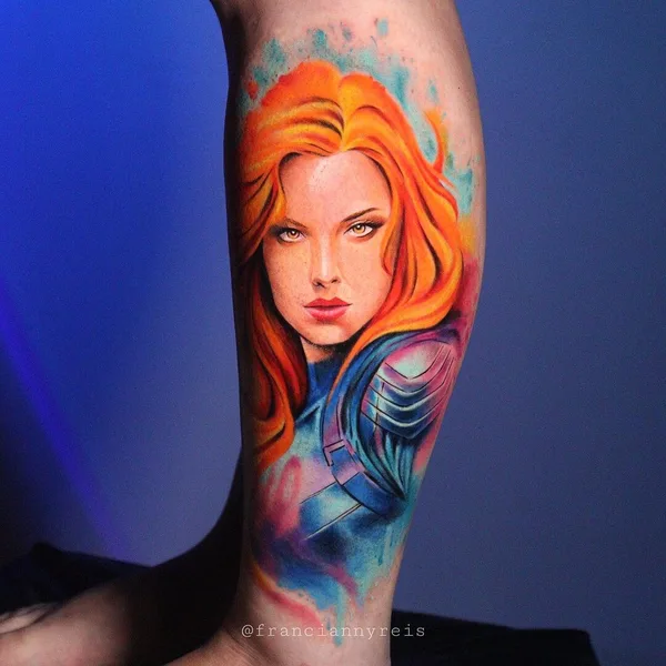 Anime tattoo by Francianny Reis in Goiânia