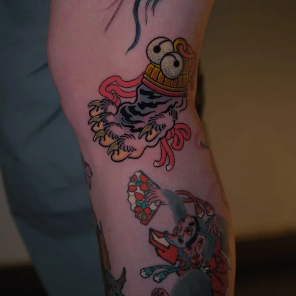 Japanese tattoo by Gerhard Pomorskiy in Moscow