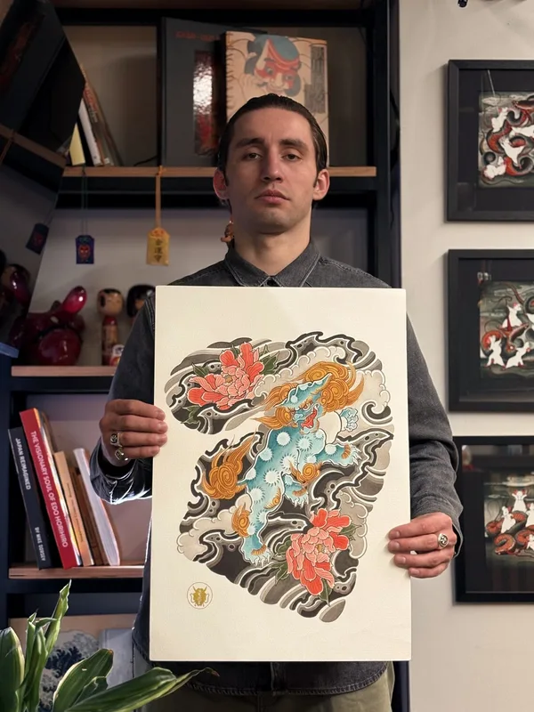 color japanese татуировка на not tattoo #100838 | Тату мастер Gerhard Pomorskiy