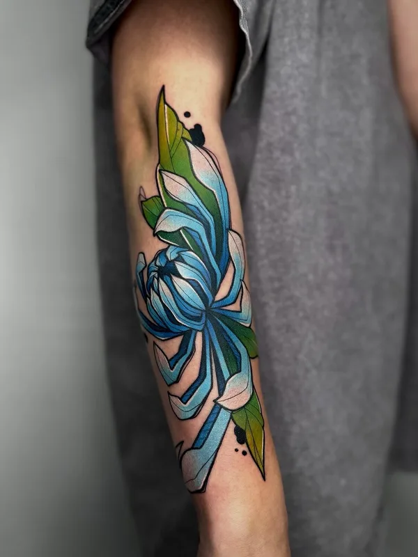 female color neojapanese татуировка на forearm #92478 | Тату мастер Смирнова Ульяна