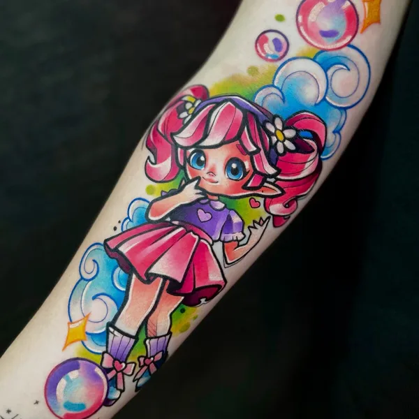 New School tattoo by Смирнова Ульяна in Moscow