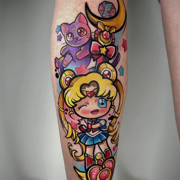 New School tattoo by Смирнова Ульяна in Moscow