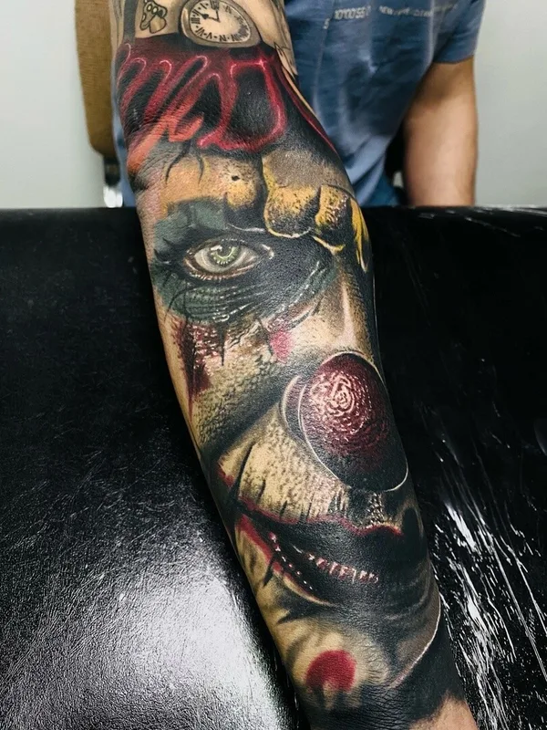 male color realism татуировка на forearm #92602 | Тату мастер Stanislav Ermakov