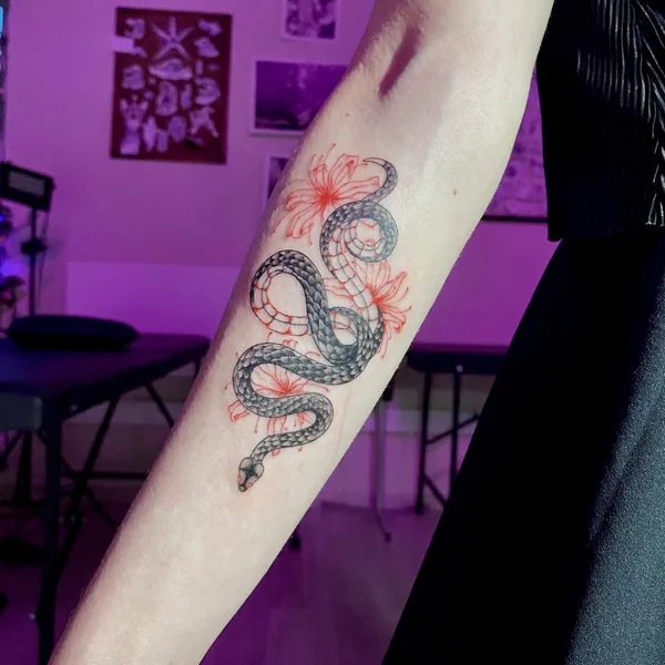 Anime tattoo by Yulia  Dardiker  in Tel Aviv - Jaffa