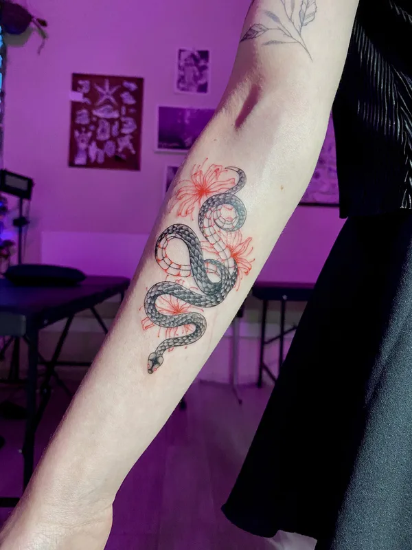 female color japanese 타투 부위 forearm #93219 | 타투이스트 Yulia  Dardiker 