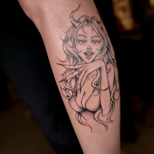 Anime tattoo by Yulia  Dardiker  in Tel Aviv - Jaffa
