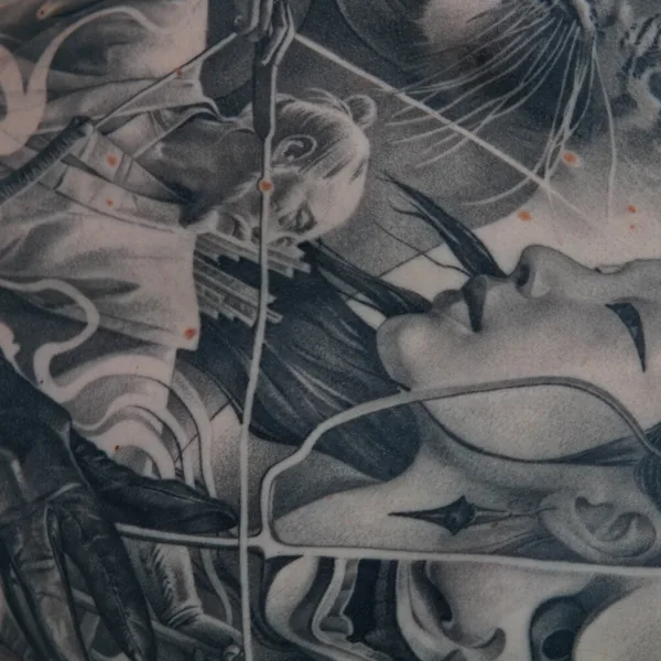 Japanese tattoo by Lucian Tatar