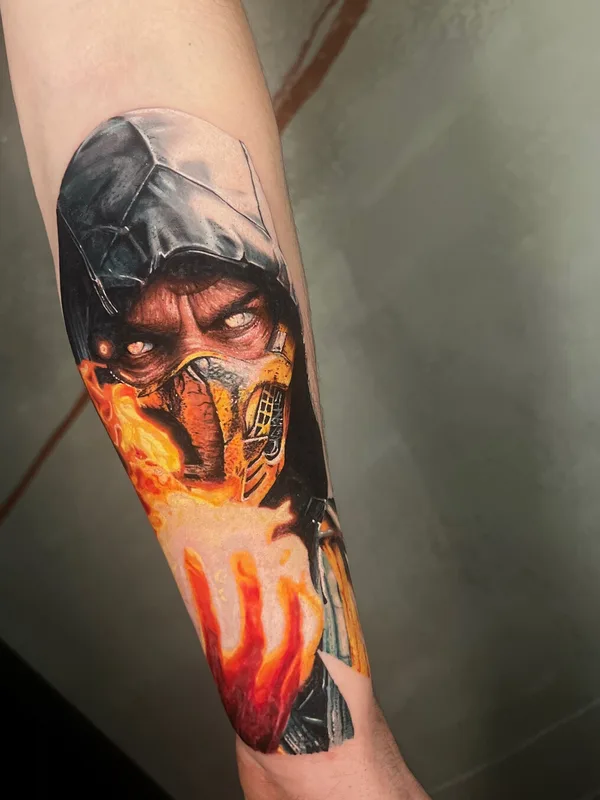 color realism 纹身 在 forearm #92773 | 纹身师 Евгений Толмачев