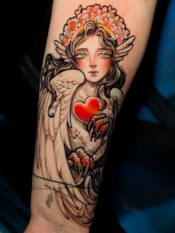 color illustrative татуировка на forearm #92810 | Тату мастер Ninel Dmitrieva